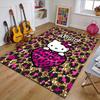 Custom HelloKitty Mat Personalized Name, Polyester Washable Indoor Entryway Rug, Gift for Christmas, Easter, Thanksgiving Day