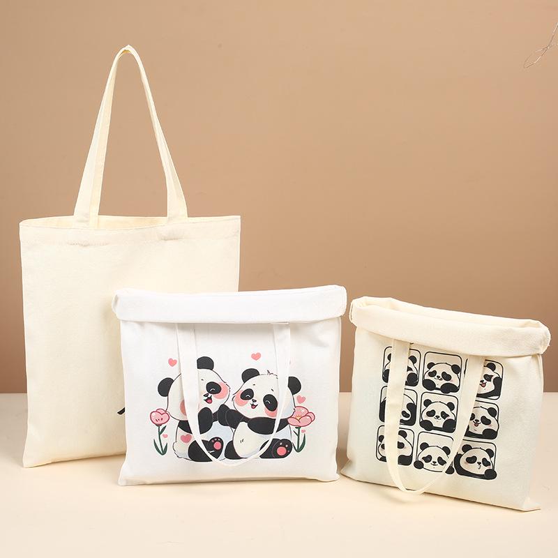 Customized Logo Canvas Shopping Bag - Durable, Eco-friendly, and Ideal for Promotions