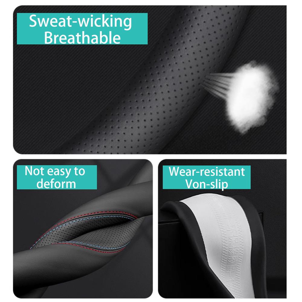For MG S5 MGS5 EV ES34 2025~2027 2026 Car Steering Wheel Cover Non-slip Anti-scratch For All Seasons Interior Protect Accessorie