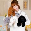 Adorable Realistic Lying Dog Plush Pillow and Soothing Companion