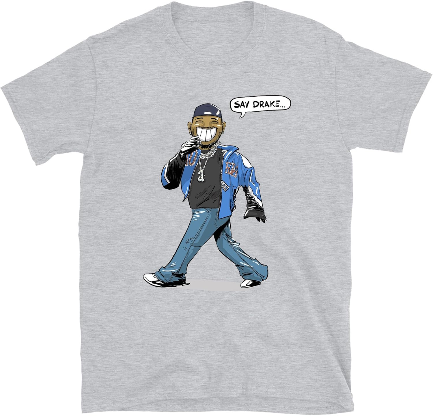 

Retro Rap Singer Pattern T-shirt, Album Concert Hip-hop Rap T-shirt Made of Cotton 5XL різнокольоровий