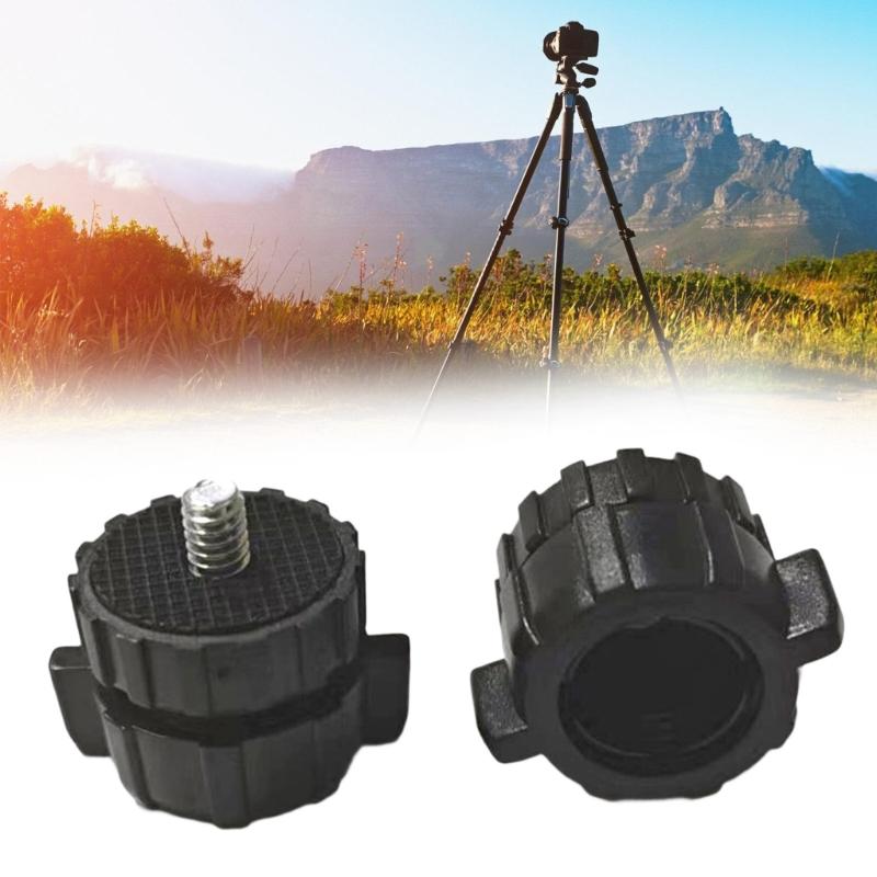 Easy Installation Ball Head Adapters for Cameras 17mm to 1/4 Thread Mount For Multiple Brands Construction
