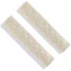 Automotive Seat Belt Cover Soft Suede Universal Fit Seatbelt Shoulder Pad Neck Protector Cushions for SUV Trucks Airplane Backpack 2 Pack Beige