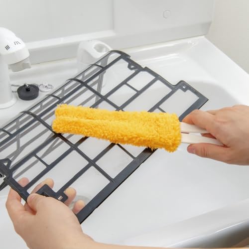 Azuma Industries Klimaanlagen-Spaltreiniger, waschbar und wiederverwendbar, mit austauschbarem Mopp, entfernt Schimmel und Staub von Klimaanlagengittern und Lamellen