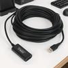 33FT Length USB Extension Cable High Performance Stable Connection Active USB Extender USB Active Extender Cord Gaming Setup