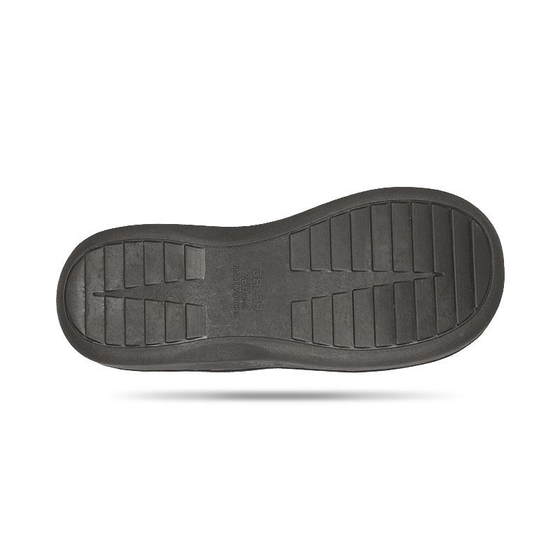 Waterproof Cloth Fuzzy Slippers for Indoor Home Use, Anti Slip and Warm, Thick Bottom with Fleece, Autumn and Winter Cotton Slippers