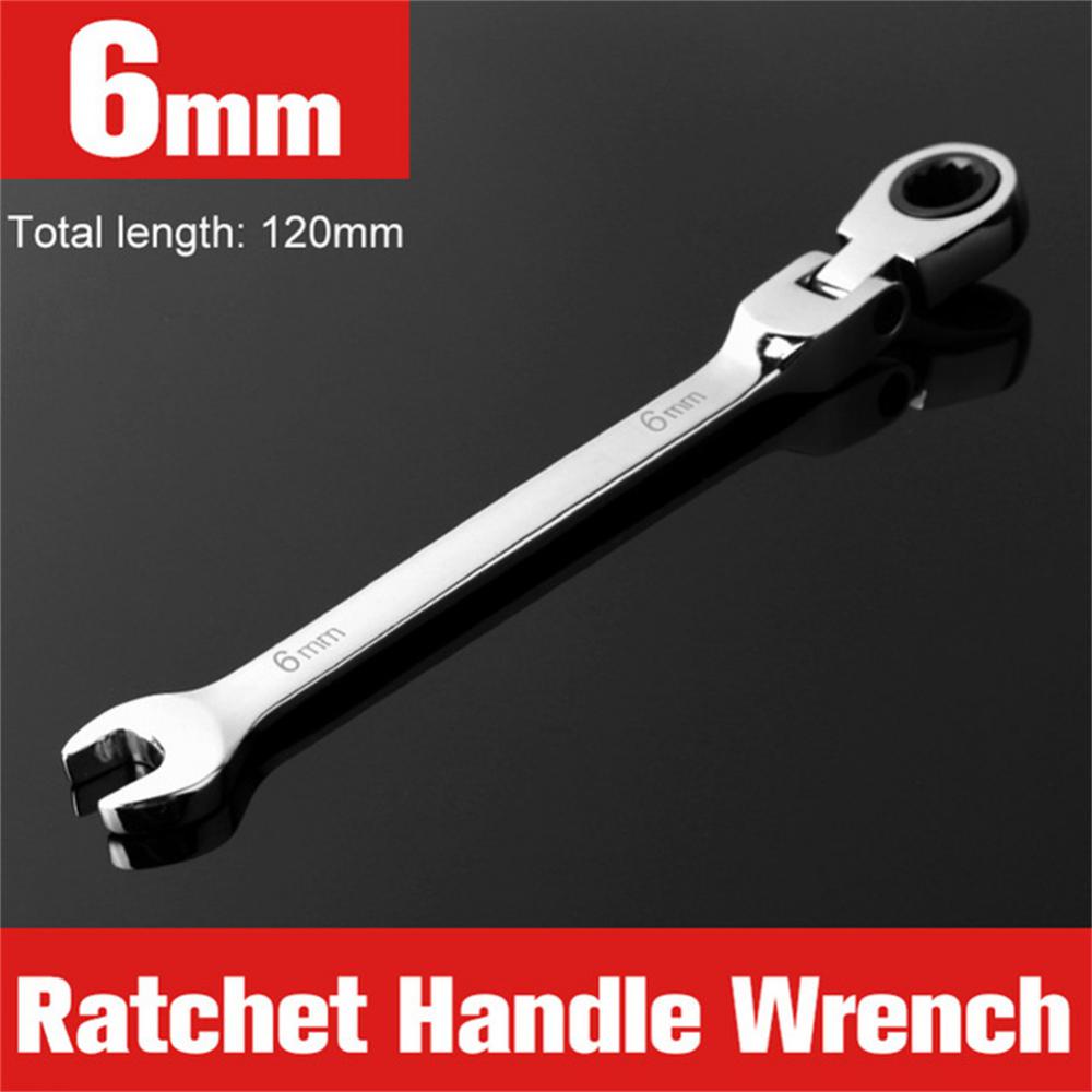 Metric Gear Spanners Durable Multifunctional Combination Ended Spanner Kits Car Hand Tools Combination Ratchet Wrenches Steel