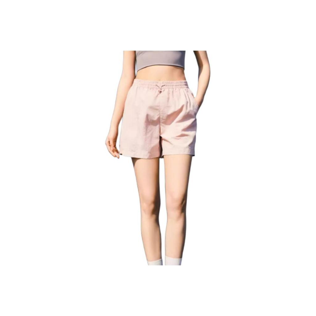 Anta Comfortable Simple Loose Lightweight Versatile Sports Casual Shorts Women shorts Soft-Pink 962528505-2
