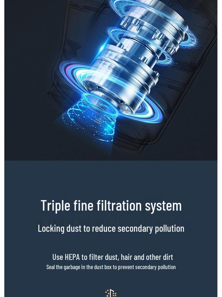 שואב אבק ידני אלחוטי נייד עם שאיבה חזקה לשימוש בבית ובמכונית