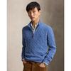 Men S Cable Knit Quarter Zip Sweater mnpoSwe16822710400