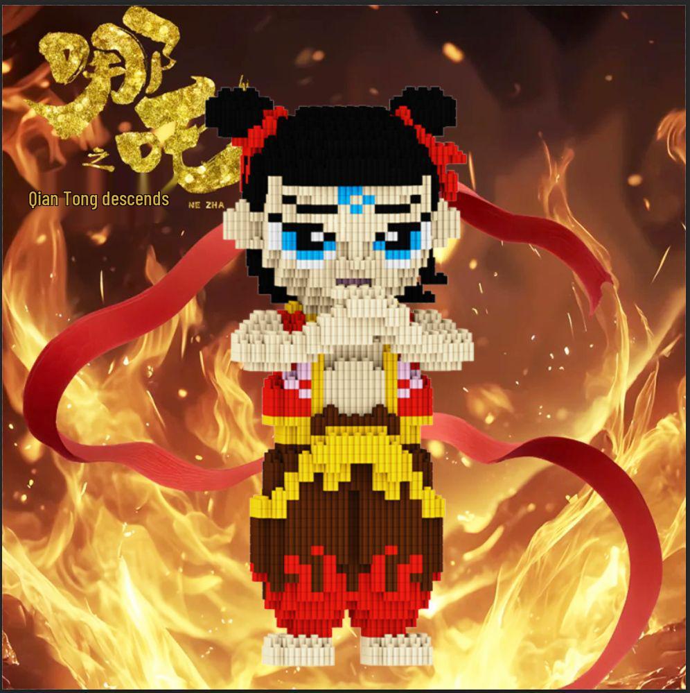 Nezha Luminous Building Blocks: Challenging Children's Educational Puzzle Toy