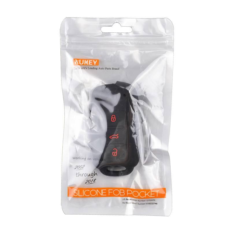 Husă din silicon pentru chei de mașină pentru VW Golf POLO BoraFor Skoda Husa fără cheie Suport pentru telecomandă