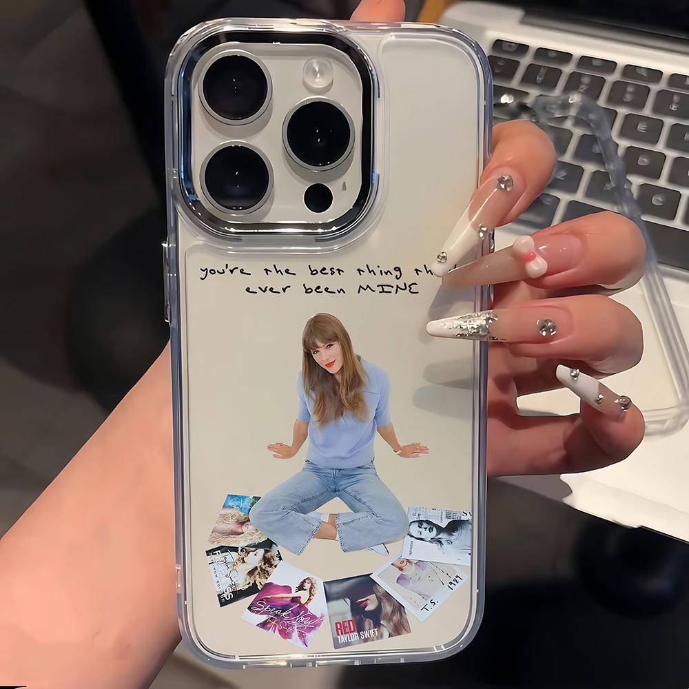 S-Swift Singer T-Taylor Handyhülle Für iPhone 17 16e 16 15 14 13 12 11 mini Pro Max X XR XSMAX 8 7 Air Plus Transparente Hülle