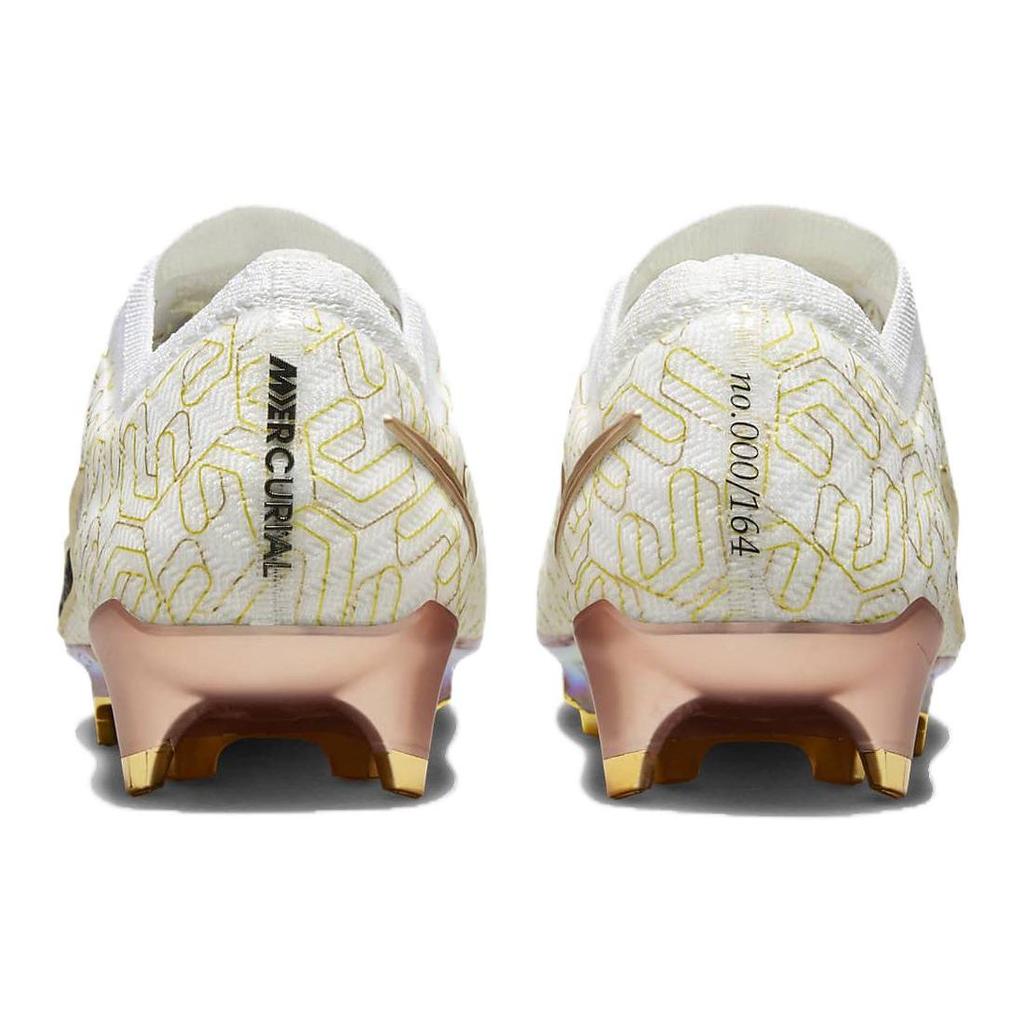 Nike Zoom Mercurial Vapor 15 Elite FG United Golden Pack Men Sneakers White Metallic-Gold Black HJ0708-100