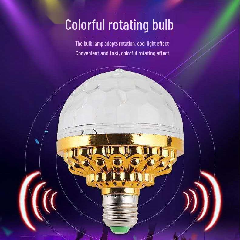 Golden Little Magic Ball Colorful Atmosphere Light - Night Light Lantern for KTV