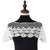 Women's Fashionable Lace Capelet with Embroidery Hollow out False Half Shirt Collar Neck for Special Occasion