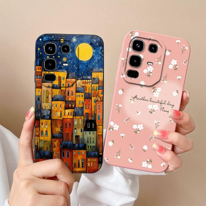 Pro Infinix Note 50 Pro Plus 40 50x Pouzdro na telefon Módní vzory kočky s hvězdnou oblohou Hladký tekutý silikon Vysoce kvalitní nárazuvzdorný kryt Pro kryty Infinix