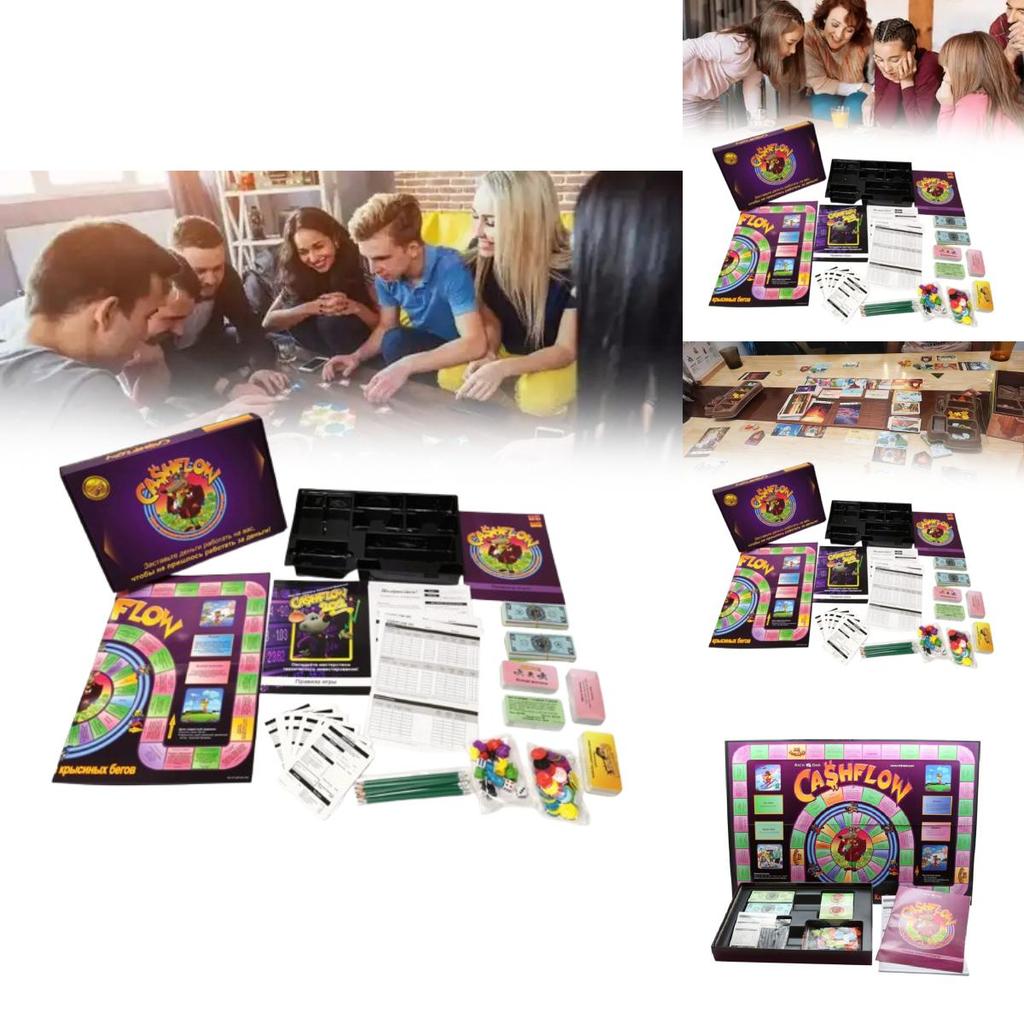 Cashflow Card Game Investment Financial For Family And Friends