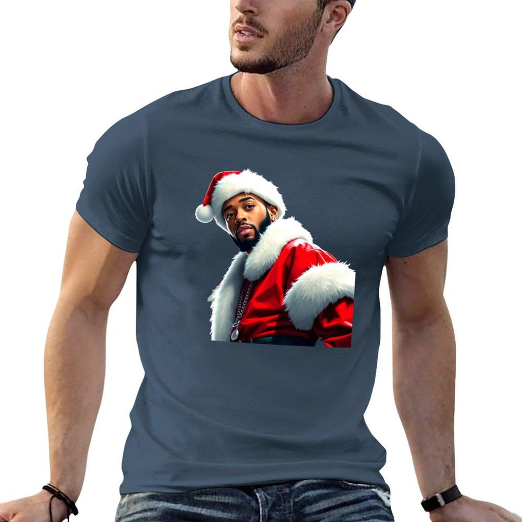 Rapper Santa Black Santa TShirt Holiday All Match TShirt