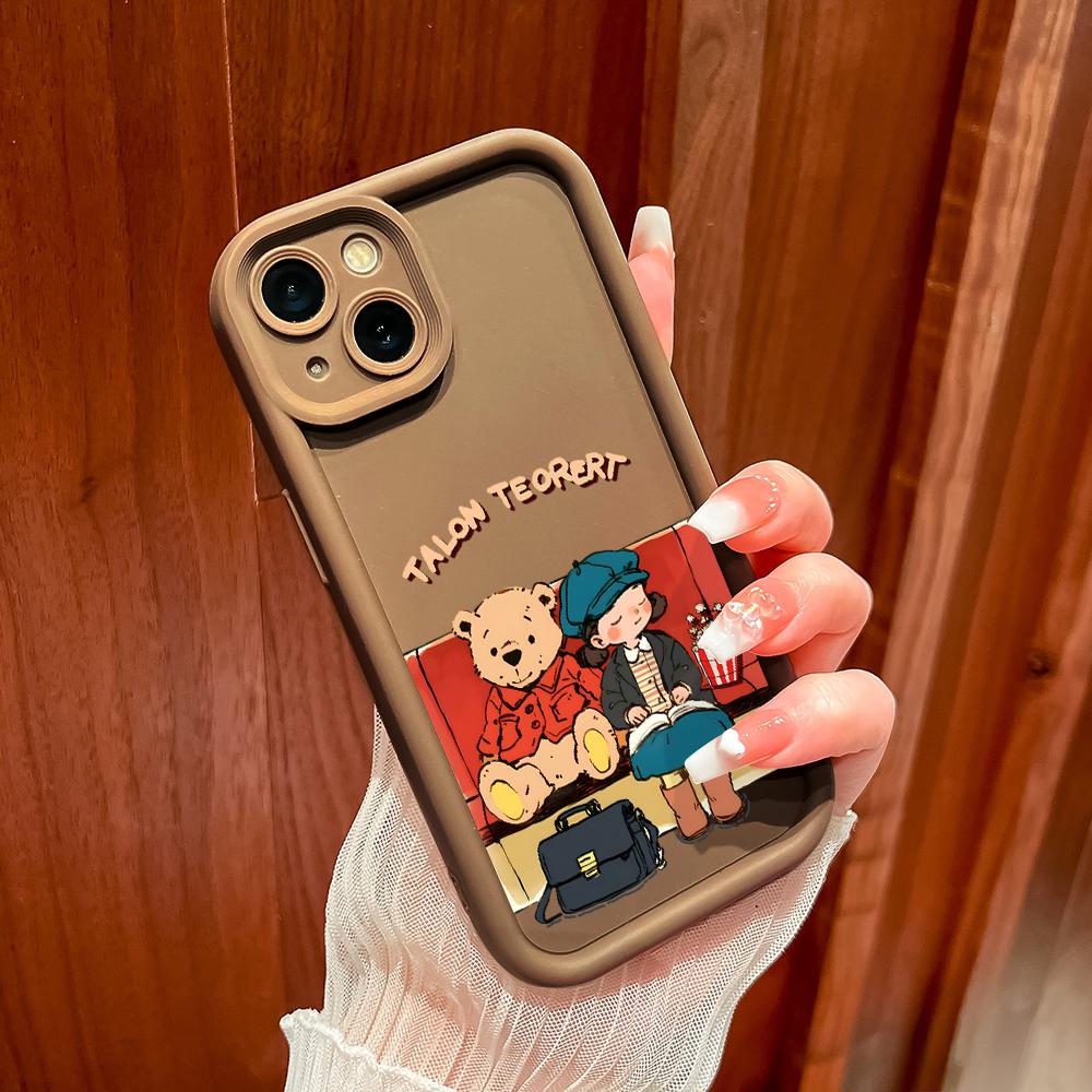 Měkký silikonový čtvercový žebříkový vzor tisku Pouzdro telefonu Plný kryt fotoaparátu Ochranné pryžové pouzdro odolné proti nárazům pro OPPO Realme