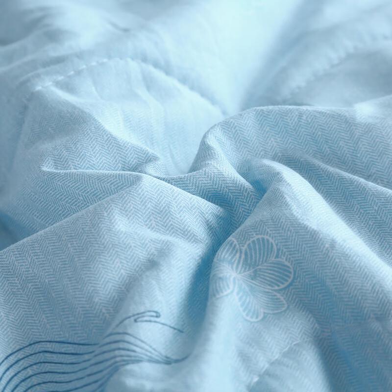 Leichte, waschbare Steppdecke „Purple Rhyme“