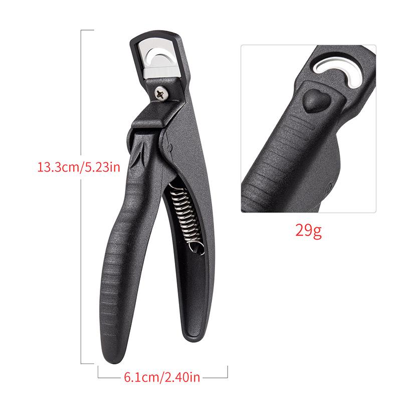 Multi-Functional U-Shaped Nail Clipper & Straight Scissors for Nail Art