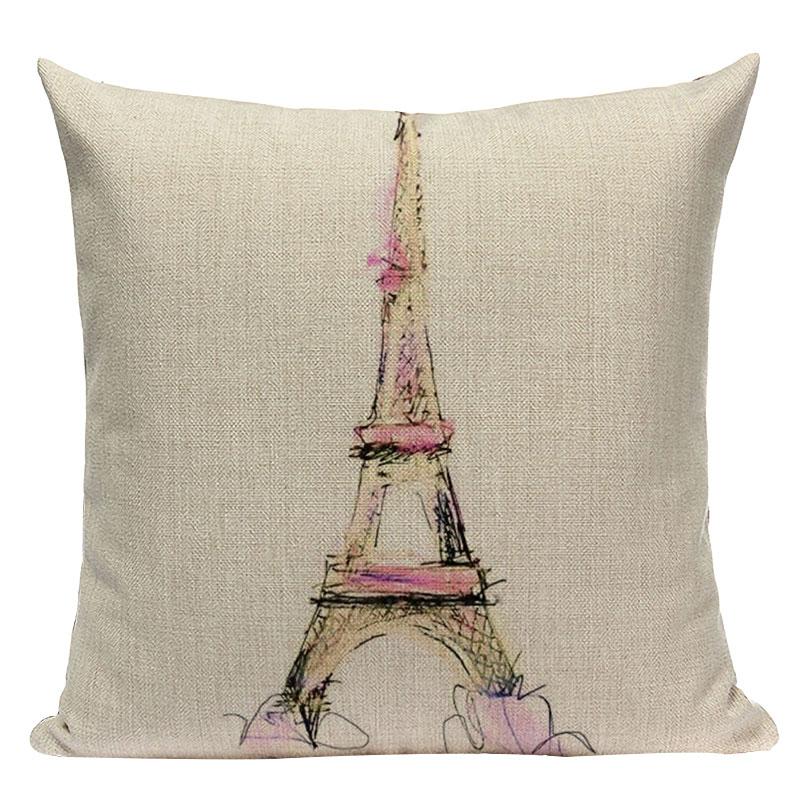 London decorative Printed Throw Pillows home cushions covers London Bridge paris  Eiffel Tower cushion Dropshipping cushion