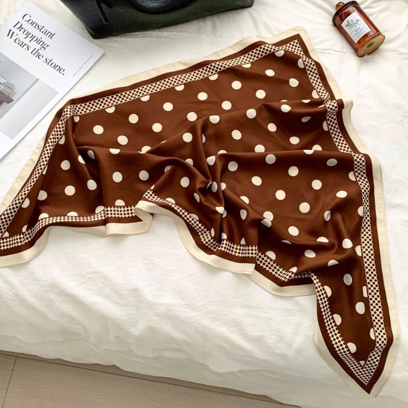 Cashew flower silk scarf new trend bag headscarf headband neck protector scarf scarf small shawl triangle scarf fart curtain