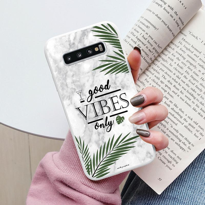 Color Luxury Marble Case For Samsung Galaxy S10 S 10 Plus S10E Fundas Soft TPU Protection Back Cover For Samsung S10 Shockproof