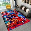 Tappeto Tappetino Anime Gioco Cartoon D-Dragon Ball per Stanza dei Giochi Camera da Letto Soggiorno Divano Decorazioni per la Casa, Tappeto per Area Bambini Tappetino Antiscivolo per Pavimento