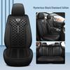 Universal Four-Season Cartoon Leather Car Seat Cushion Set for Five Seats
