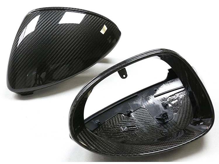 Porsche Cayenne 9Y1 Carbon Fiber Rearview Mirror Cover Replacement