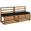 1 piece VUGHT bench cushion 100percent  polyester black