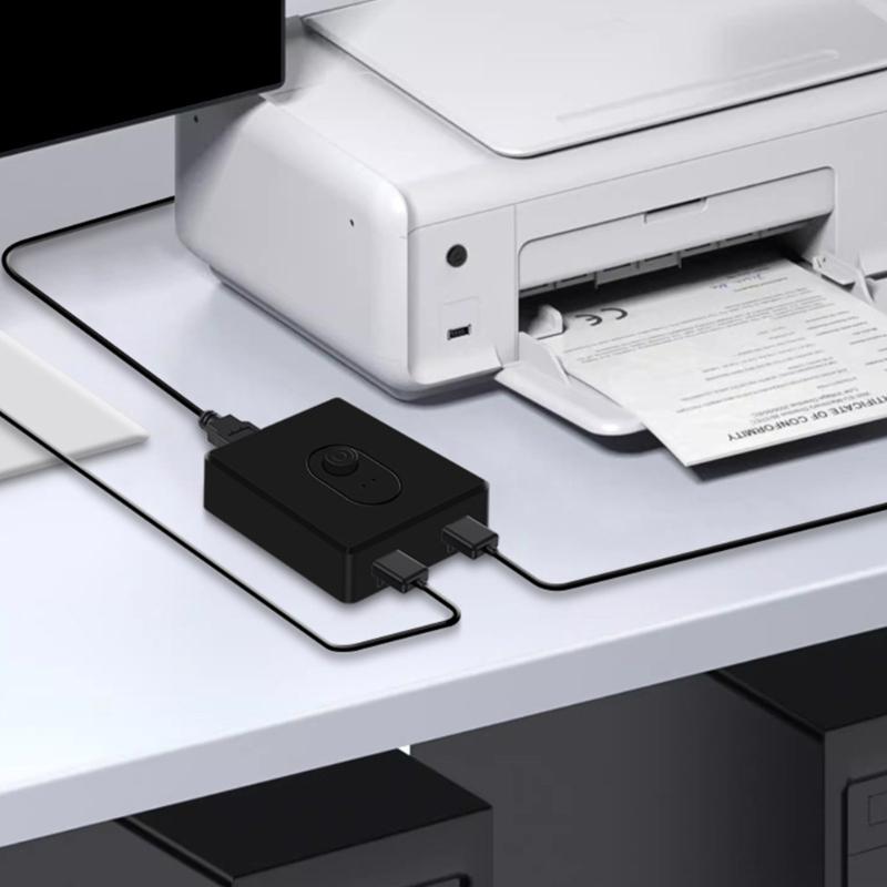 Przełącznik USB 2.0/3.0 Selektor Przełącznik USB 1 wejście 2 wyjścia 2 wejścia 1 wyjście Przełącznik dwukierunkowy 2 komputery udostępniają 1 urządzenie