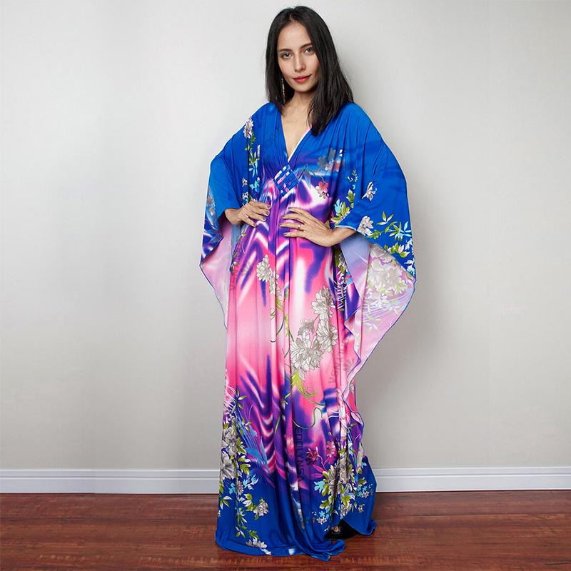 2022 Print Cover-ups Sexy Hand Weaving Deep V-neck Summer Beach Dress Tunic Kaftan Women Beachwear Swimsuit Cover Up Robe De Plage Q1289
