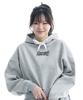 Crsd Lettering Crop Hoodie