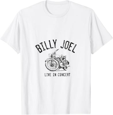 Billy Joel - Motorrad Live In Concert T-Shirt