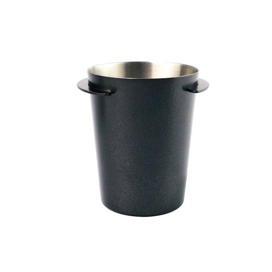 Dosing Cup Detachable Design Polished Smooth Surface Stainless Steel Powder Feeder for Coffee Machine