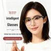 Smarte photochrome Bluetooth-Sonnenbrille mit Ohrhörern - Blaulichtfilter, Halbrahmen für Fahren & Radfahren