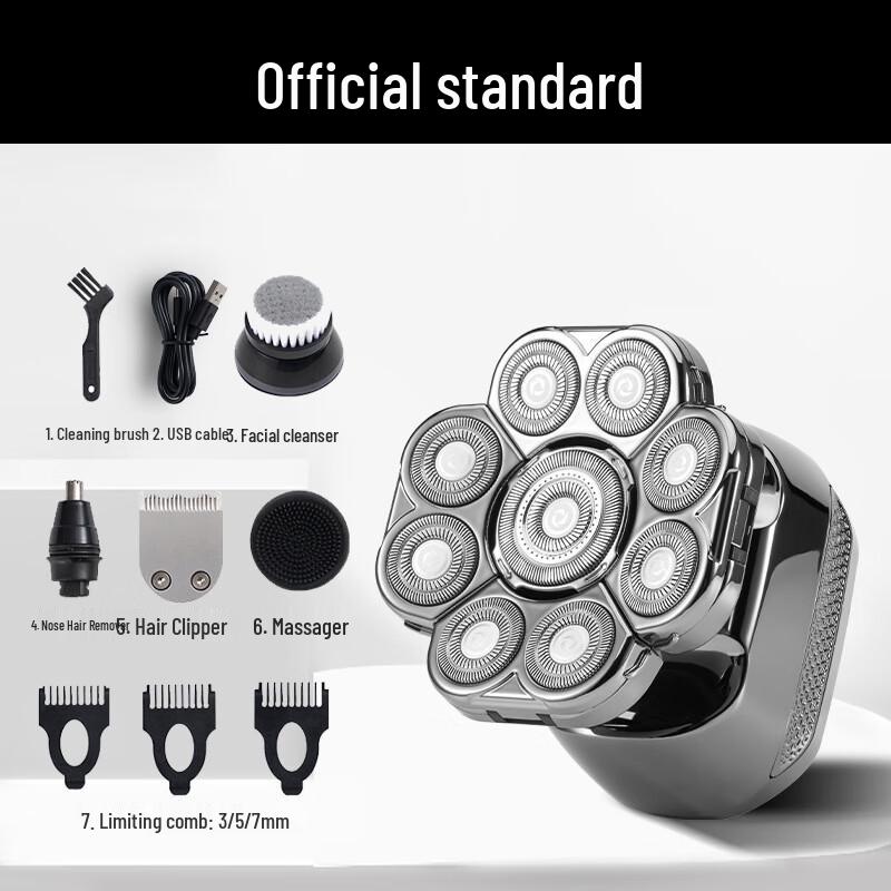 5-in-1 Electric Rotary Shaver for Men