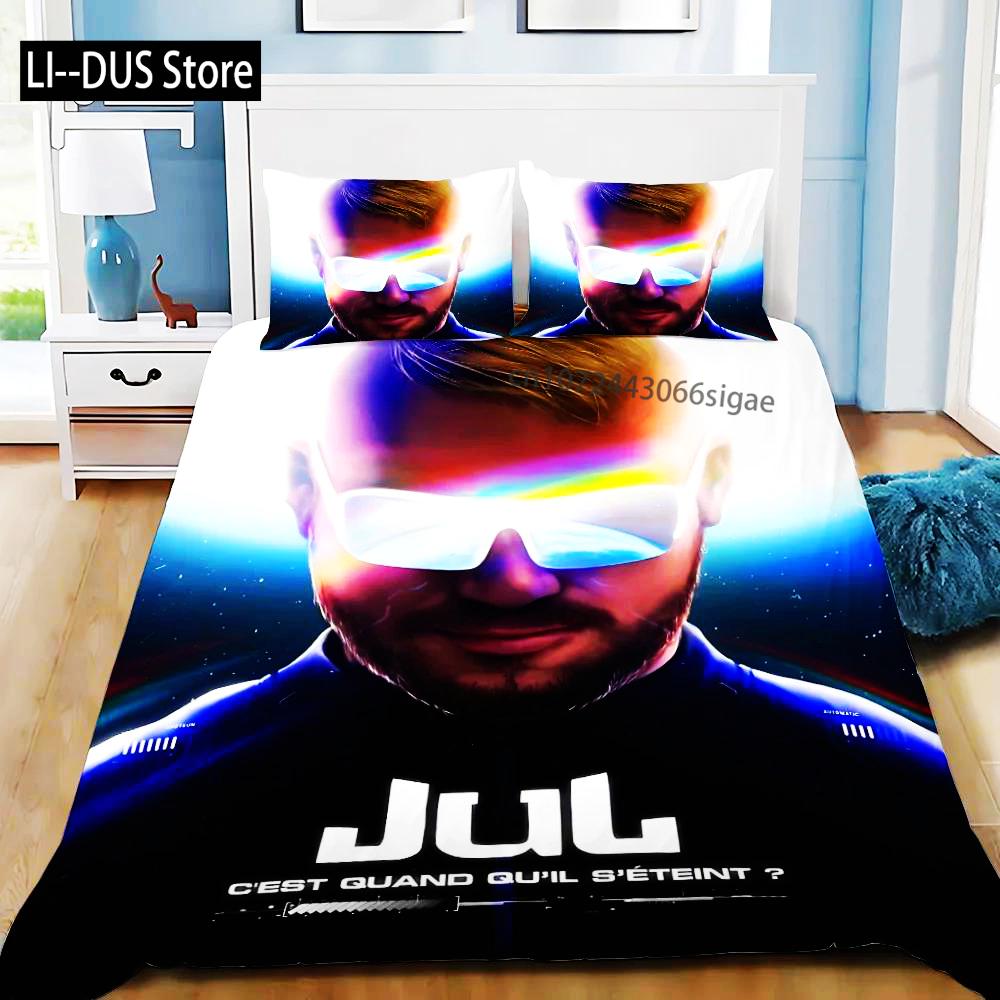 Rapper JuL C'est Duvet Cover Pas Pillowcase Bedding Des Lol Set Adult BoyGirl Bedroom Decoration Single Double Large Size Bed