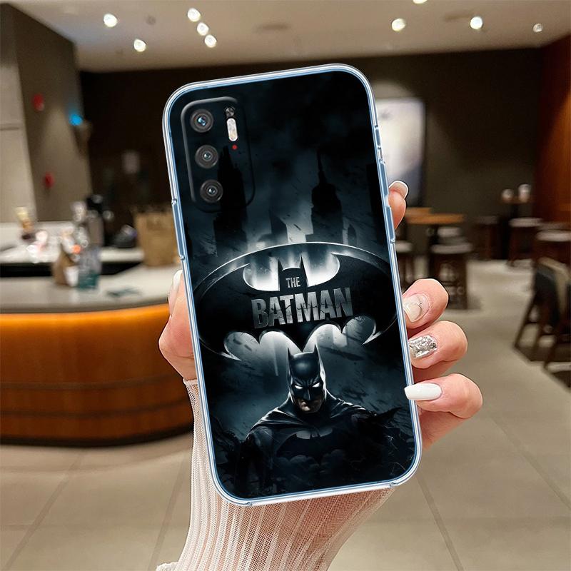 RE12 Batman Transparent Phone Case for LG K22 K30 K40 K40S K41 K42 K50 K50S K51 K51S K52 K61 K62 K71 K92 Q60 Q61 V40 V50 V60