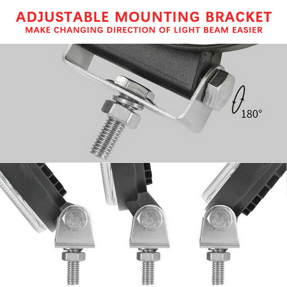 4x4 102W Work Light Headlight Led Bar LED Lightbar Spotlight Offroad LED 3030 LED 34SMD for Tractor Truck Driving Fog Lamp