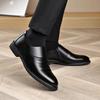 Leather Men's Flat / 6CM Heightening Elevator Shoes Business Formal Leather Shoes Man British Casual Wedding Shoes