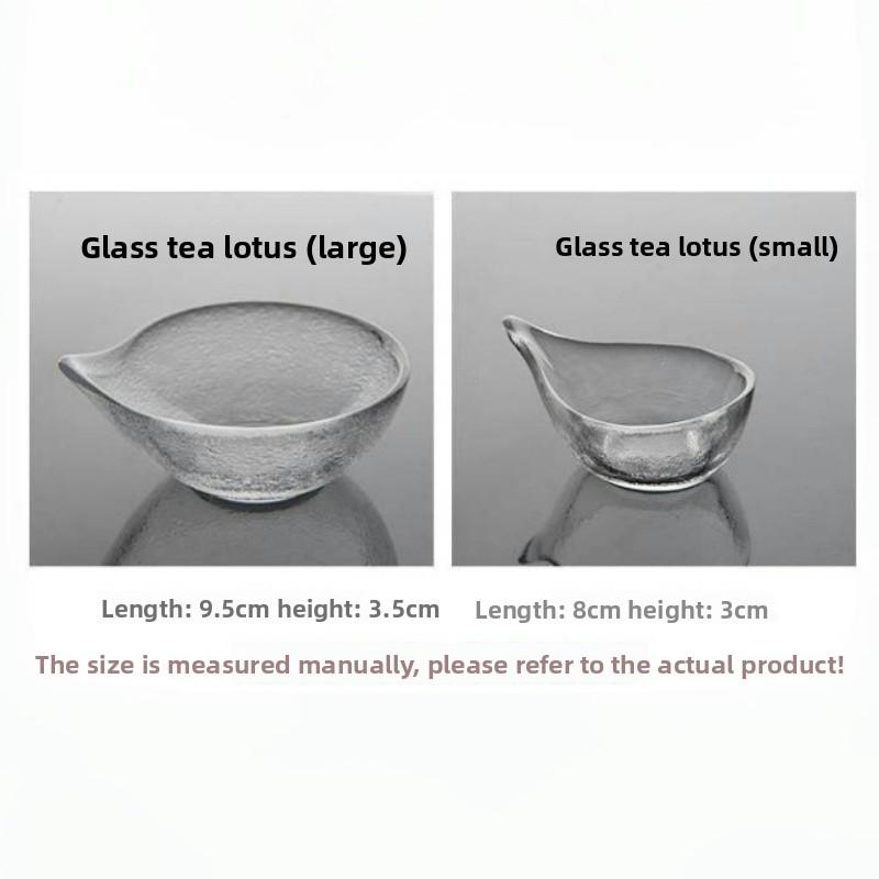 1 st Glas te, te-skopa Kung Fu te-set, te-ceremoni hushåll anknäbb te-lotus, te-dispenser glas te-lotus