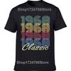 Novelty Born In 1968 Vintage T Shirts Graphic Cotton Streetwear Short Sleeve Birthday Gifts Summer Style T-shirt Mens Clothing