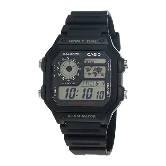 CASIO Digital Watch AE-1200WH-1A Men s Overseas Model [Parallel Import]