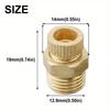 2 STUKS Kleine Luchtpomp Accessoires Stille Luchtcompressor Aftapkraan Schroef Koper Handgereedschap Hardware Accessoires