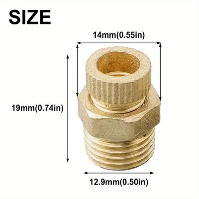 2 STÜCKE Kleine Luftpumpe Zubehör Leiser Luftkompressor Ablassventil Schraube Kupfer Handwerkzeuge Hardware Zubehör