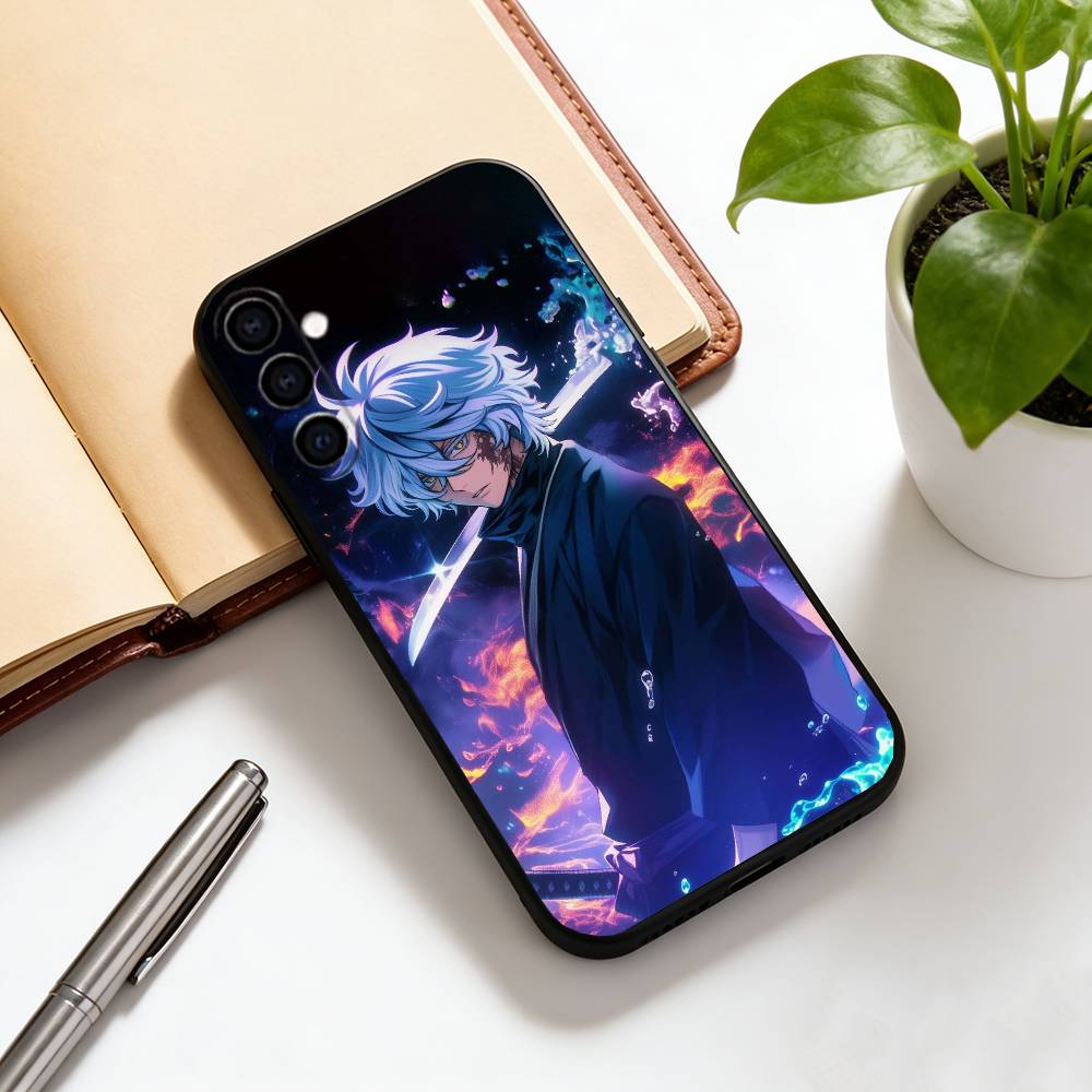 Gabimaru Phone Case For Samsung Galaxy A73,A72,A71,A70,A53,A52,A51,Soft Silicone Black Cover